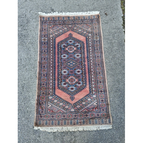 425 - A wool oriental style runner. Possibly of Pakistan.