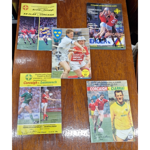 208 - Cork interest GAA programmes.