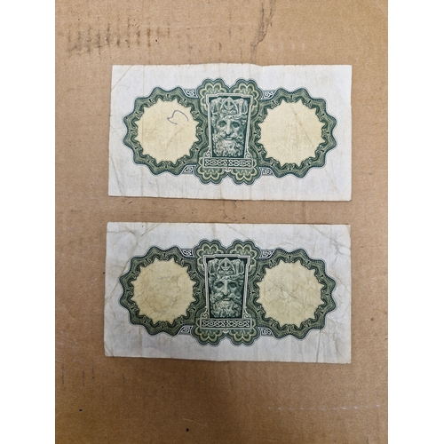 210 - A pair of one pound Lavery notes