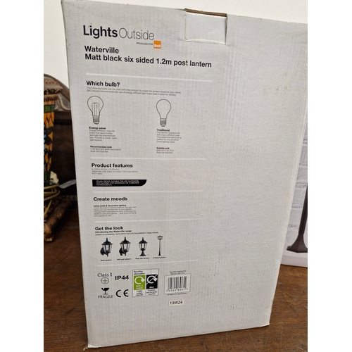 180 - Outdoor garden lighting. Unused and unopened.
1.2m H