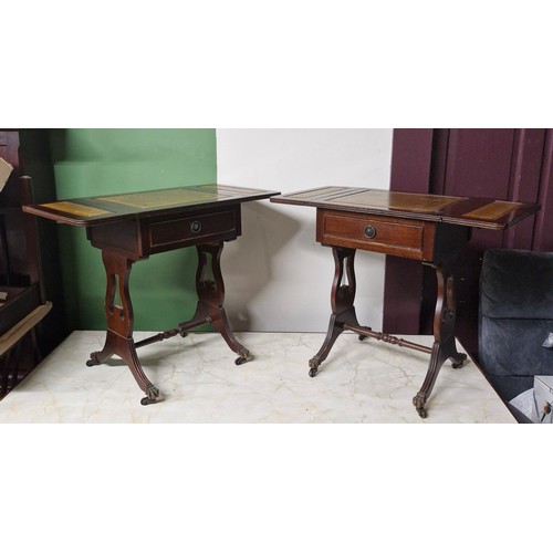 171 - A pair of recency style Pembroke tables.