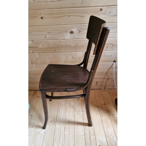 196 - 1920 Bentwood Polish chair.