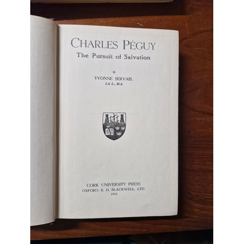 10 - CHARLES PÉGUY  The Pursuit of Salvation  
By YVONNE SERVAIS 

CORK UNIVERSITY PRESS  OXFORD; 
B, H. ... 