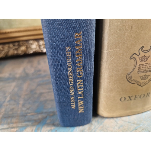 14 - A selection of 4 books on Latin; Freund's Latin Dictionary,  A new Latin Syntax, Cassell's compact L... 