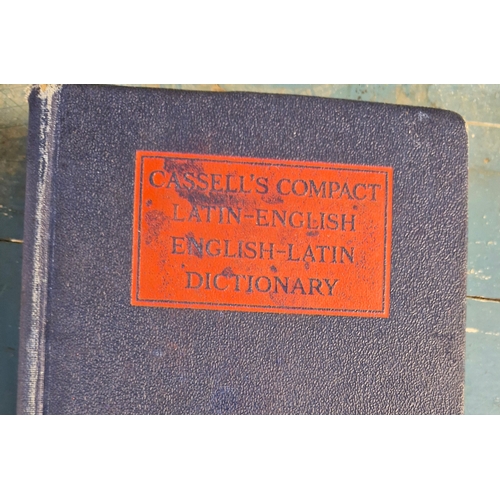 14 - A selection of 4 books on Latin; Freund's Latin Dictionary,  A new Latin Syntax, Cassell's compact L... 