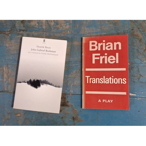 16 - Brian Friel Translations 1981 Farber and Farber.
and
Henrik Ibsen's John Gabriel Borkman in a Versio... 