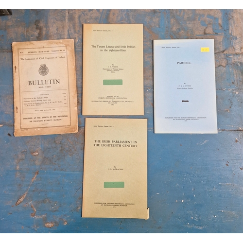 29 - Irish History Series booklets and the Institution of Civil Engineers of Ireland bulletin May 1939.