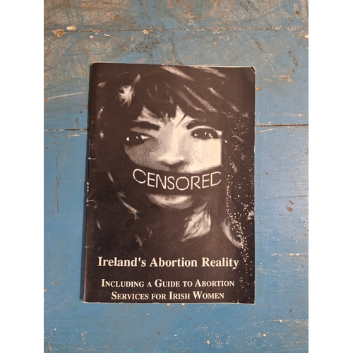 38 - Censored. Ireland's Abortion Reality Including a Guide to Abortion Services for Irish Women. 1983. C... 