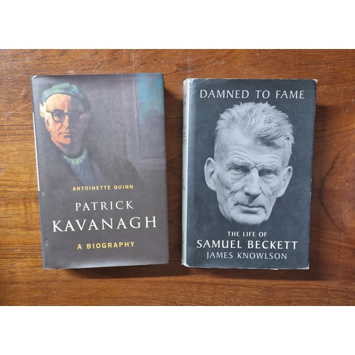 53 - Beckett. Damned to Fame. The Life of Samuel Beckett. James Knowlson. 1996.

And

Patrick Kavanagh. A... 