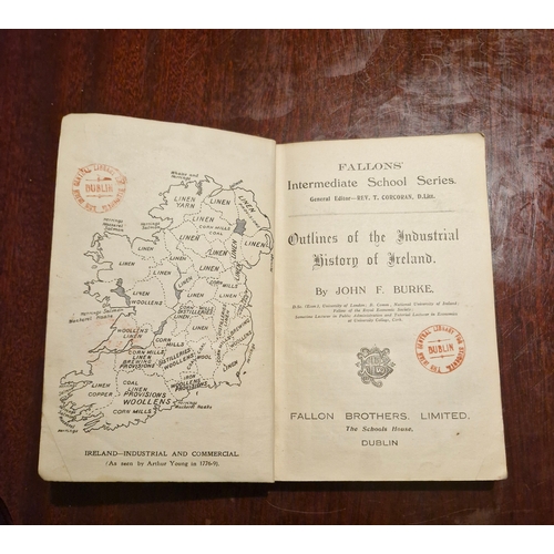 154 - Outlines of the Industrial History of Ireland. John F Bourke.
Fallon Intermediate School Series.