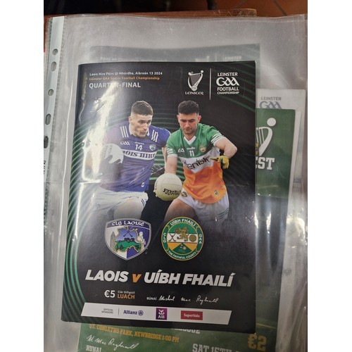 280 - A folder of 30 Plus GAA programs.30+