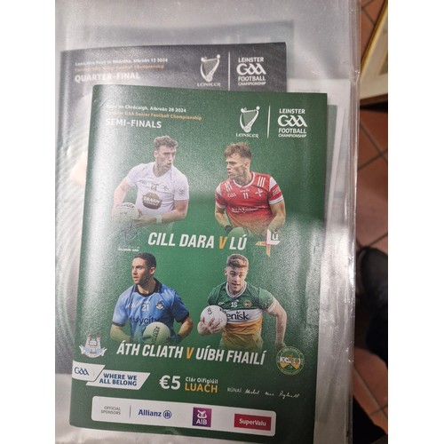 280 - A folder of 30 Plus GAA programs.30+