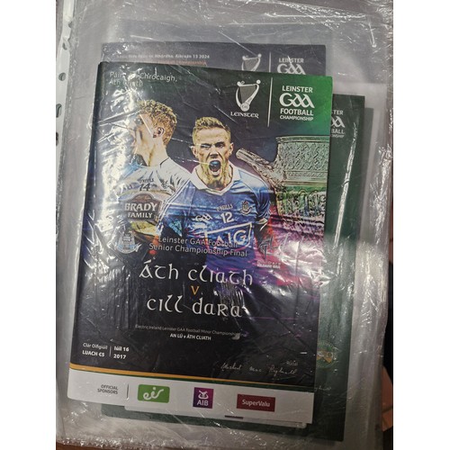 280 - A folder of 30 Plus GAA programs.30+