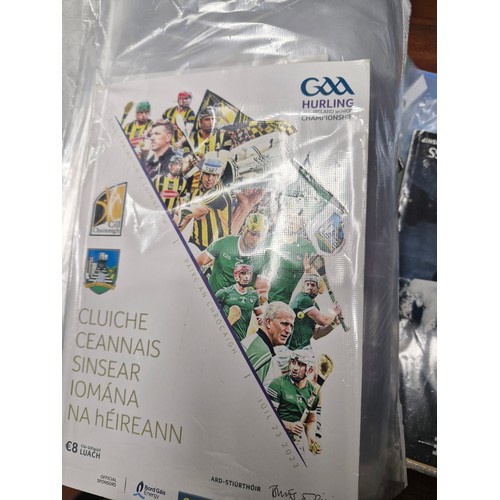 280 - A folder of 30 Plus GAA programs.30+