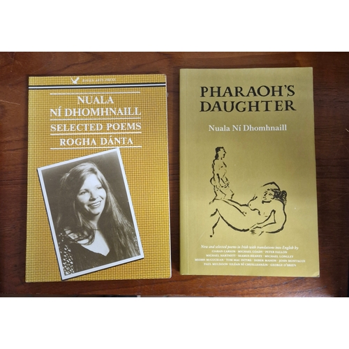 400 - Pharaoh's Daughter. Nuala Ni Dhomhnaill. 
Signed. 1990

Plus

Selected Poems Rogha Danta 1988.