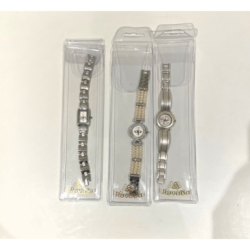 5 - A collection of three Rovada ladies wrist watches.