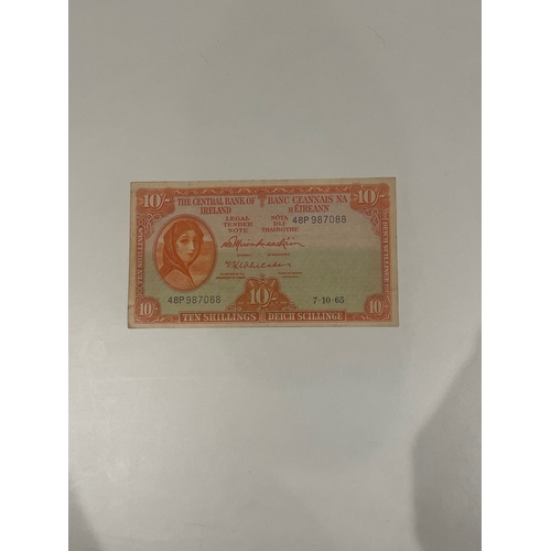 8 - Lady Lavery 10 shilling note