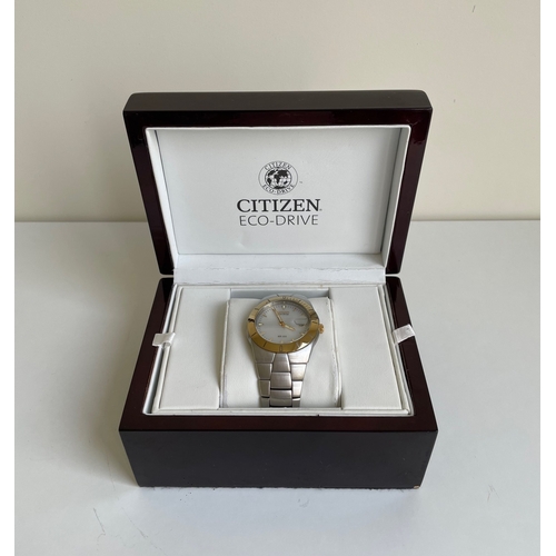 30 - Boxed Citizen Ecodrive wrist watch.