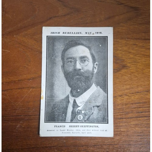 116 - Francis Sheehy-Skeffington. Original Republican Postcard. Irish Rebellion, May, 1916. 

Francis Shee... 