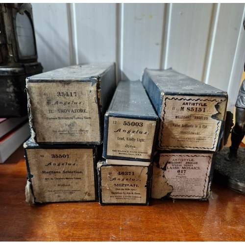 9 - 6 early 1900s pianola rolls