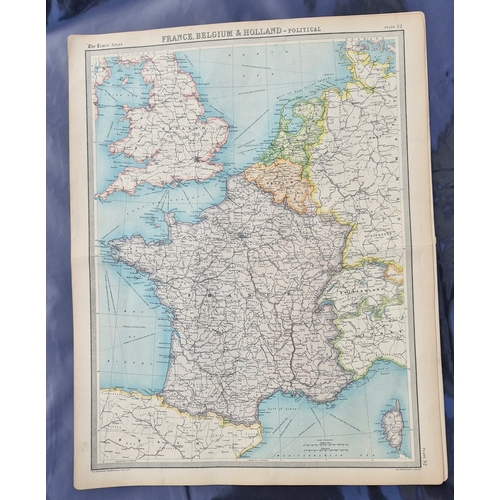 45 - The Times Atlas. France Belgium and Holland.