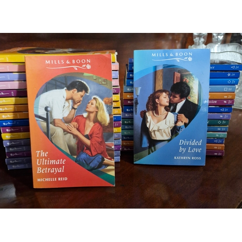 68 - A selection of Mills and Boon books. 32 total, 1 AF.
1990s.