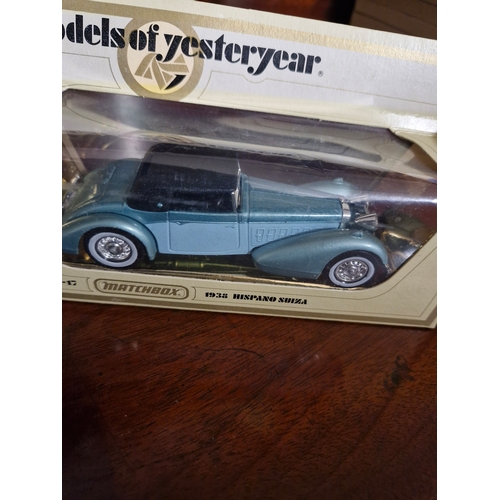 79 - A selection of five Matchbox vehicles 
Models of Yesteryear 
In original packaging and unopened.