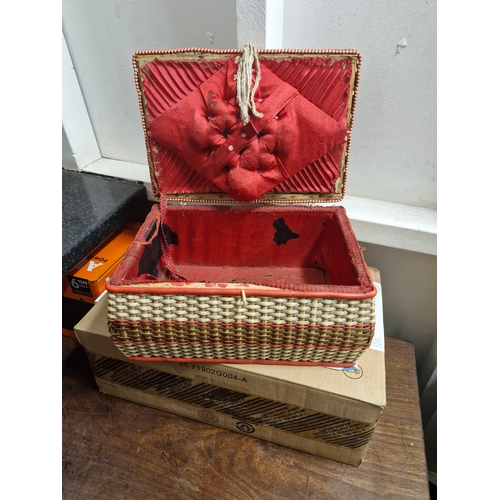 169 - Vintage sewing box