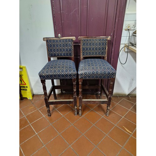 203 - A pair of barstools from The Patriots Inn, Kilmainham.