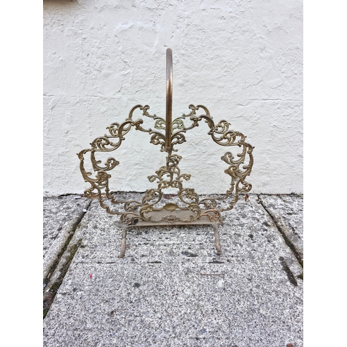 207 - Early 1900s roccoco style magazine rack