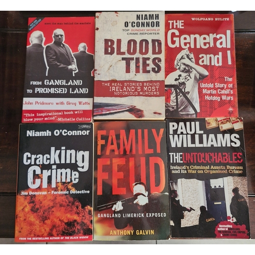 277 - 6 books Irish crime Irish gangland interest.