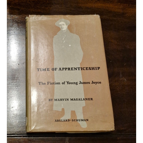 8 - Time of Apprenticeship, The Fiction of Young James Joyce.
1st edition

Abelard-Schuman

1959