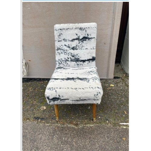 305 - A 60s 70s occasional chair by Kelletts Oldcastle Meath.. for restoration to be re cushioned