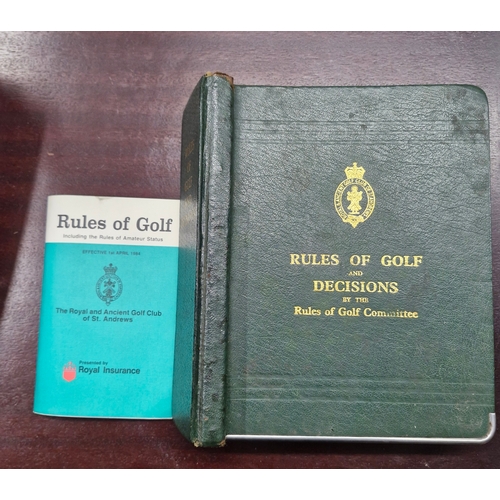 300 - Rules of Golf and Decisions by the Rules of Golf Commitee.
Rules of Golf including the Rules of amat... 