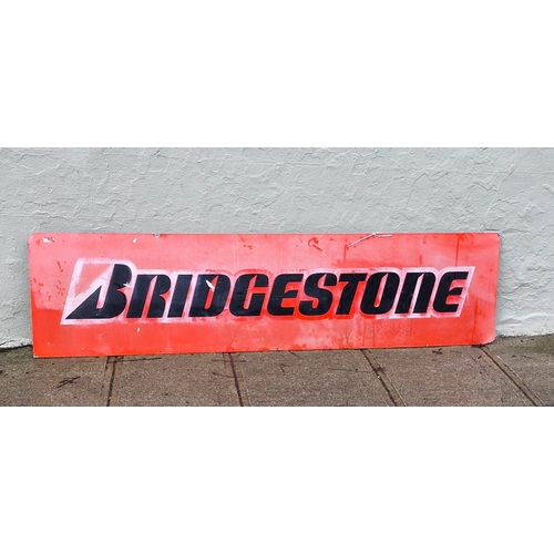 19 - Large Bridgestone garage singage 245x62cm