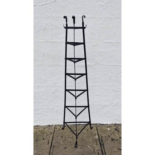 22 - Wrought iron 6 tier pot stand