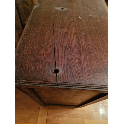 14 - Edwardian oak side board.