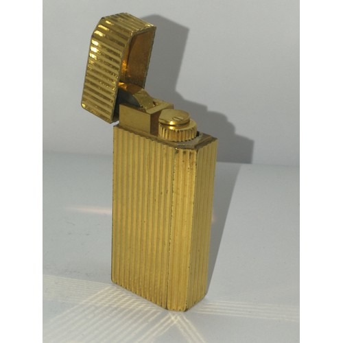 135 - Cartier Gold Plated Lighter
Model No. A72814, Must De Cartier