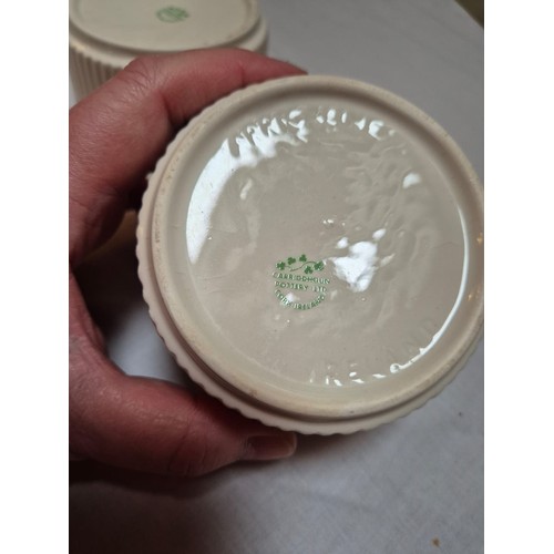 155 - 2x Carrigaline Pottery sugar bowls/ramekins.