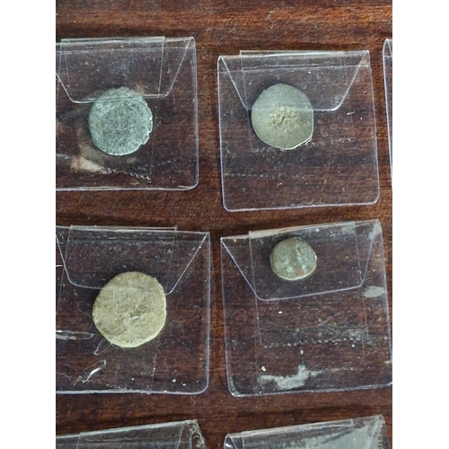 186 - A selection of A.D hammered British and Roman coins