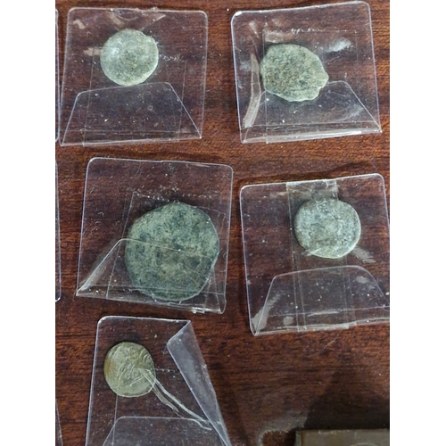 186 - A selection of A.D hammered British and Roman coins