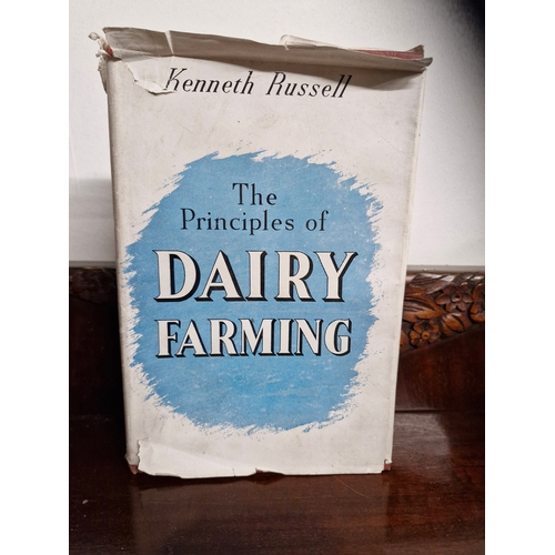 194 - The  Principals of Dairy Farming
1953 1st edition
Kenneth Russell.

Vg condition, personally inscrib... 