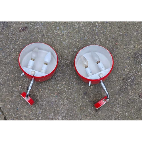 81 - A pair of Danish Style design wall lights