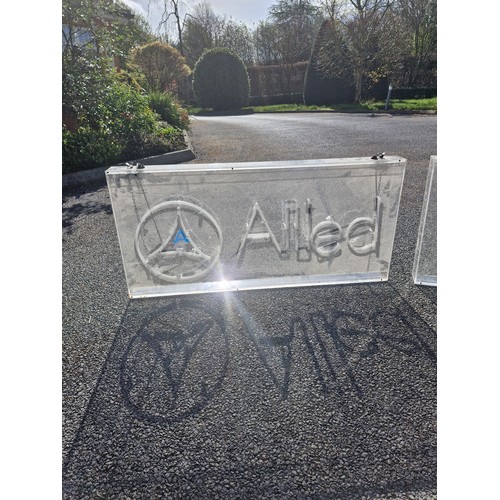 97 - AIB Allied Irish Bank vintage (celtic tiger) neon signage.