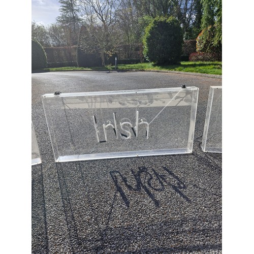 97 - AIB Allied Irish Bank vintage (celtic tiger) neon signage.