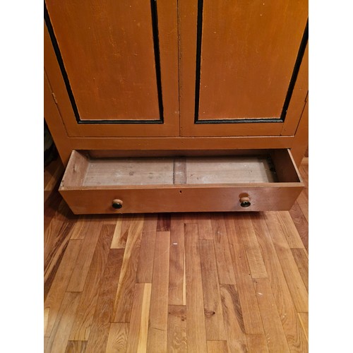 148 - Late Victorian Pine Dresser -
dimensions approx; H 7ft8inches, W 4ft 3inches D 1ft 6inches.