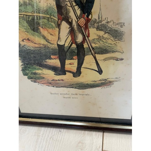 155 - Pair of Antique Military prints