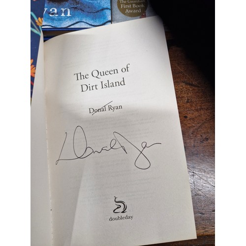 179 - A selection of works by Donal Ryan.
both copies of The Queen of Dirt Island are signed.