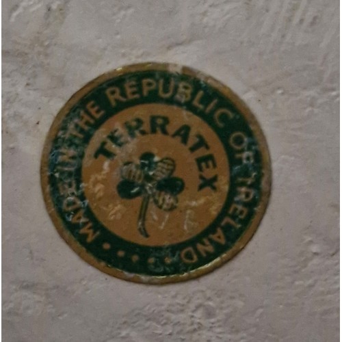 127 - Book ends  -  two dogs -  with stamp Terratex made in the Republic of Ireland.