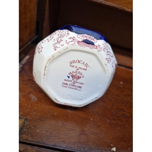 94 - A small Mason's  jug 'Brocade'.